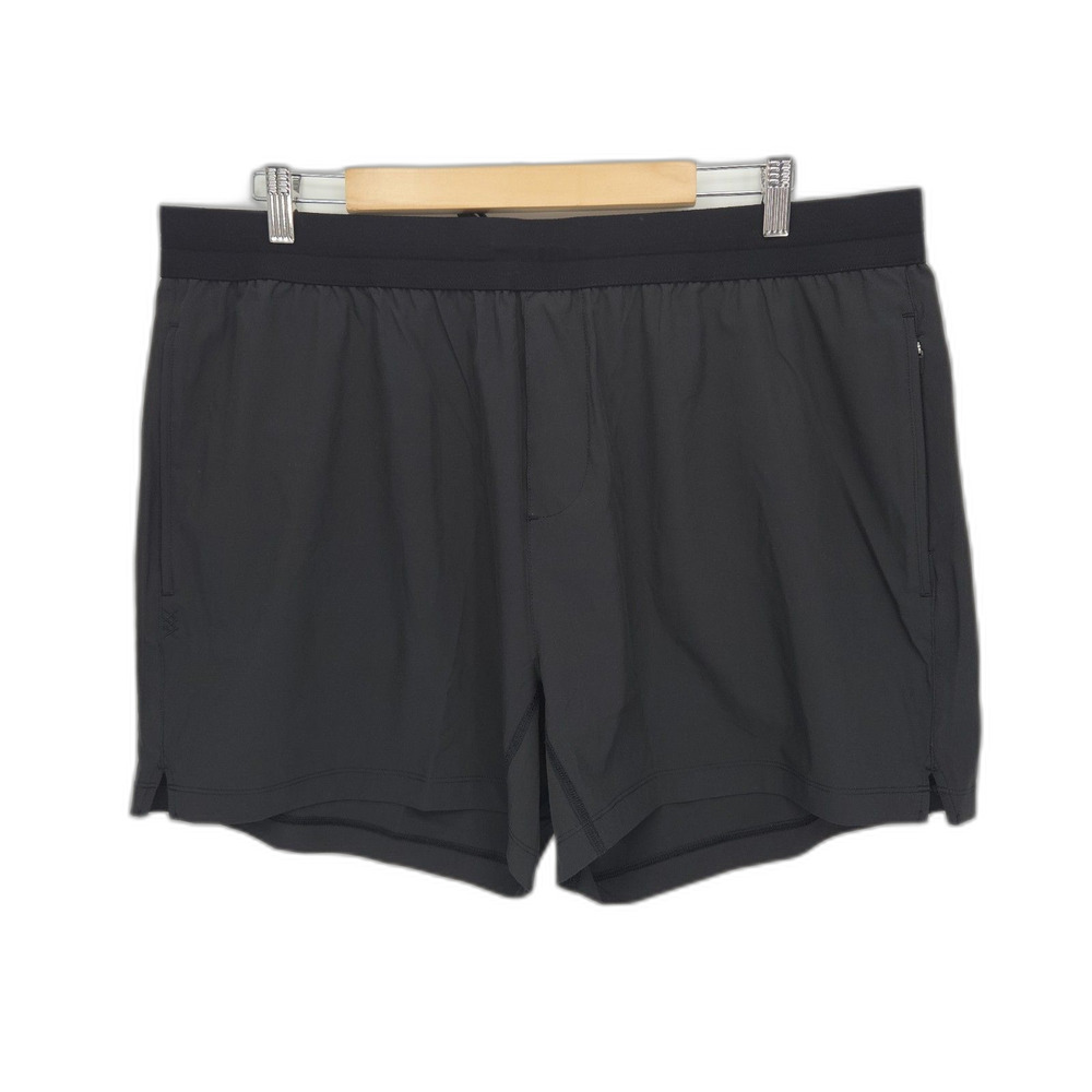 New Rhone Mens 5" Mako Tech Shorts Unlined Standard Fit Black Size XXL